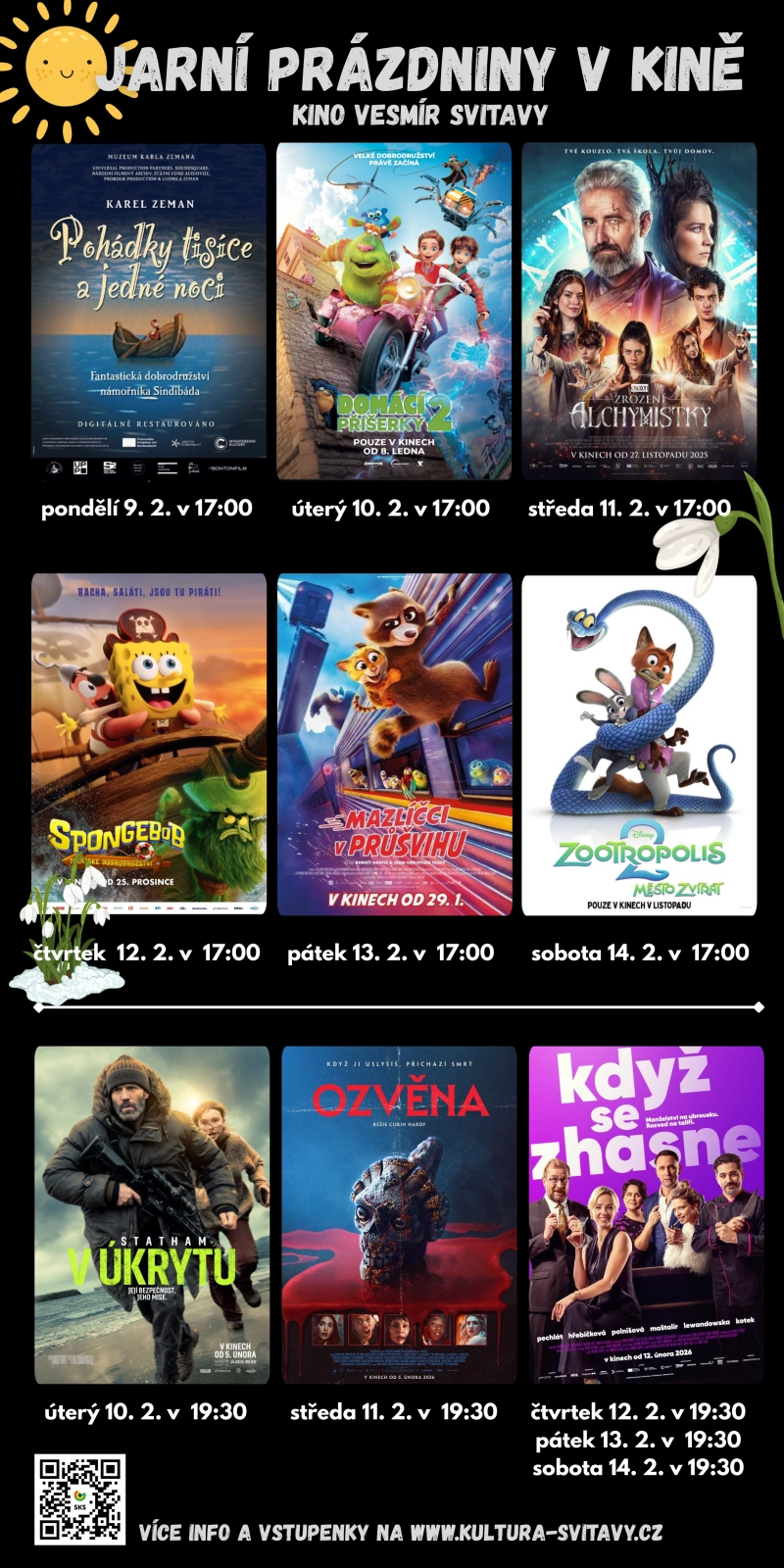 Jarní prázdniny v kině!